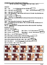 Đề thi Violympic môn Toán lớp 2 vòng 9 - Năm học 2015-2016 - Hồ Chánh Nam